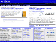 Tablet Screenshot of opensource.platon.sk